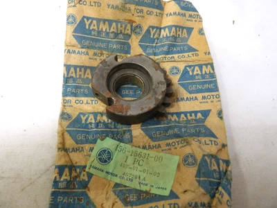 NOS Yamaha OEM Kick Pinion Gear 69-70 DS6 70-71 TD2 1967 YDS3 YM1 156-15631-00 - Image 1 of 3