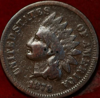 1878 Philadelphia Mint Indian Head Cent - Image 1 of 2