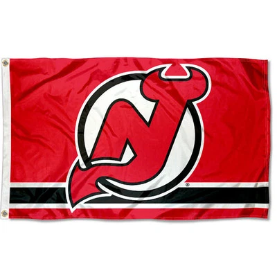 New Jersey Devils Flag 3x5 Banner - Image 1 of 4