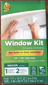 Ente Schrumpffolie Fenster Kit 84"x120" klar #287408 - Neu versiegelte Verpackung - Bild 1 von 4