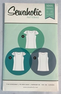 Sewaholic 1001 Misses Pendrell Bluse Top 0 2 4 6 8 10 12 14 16 Muster UNGESCHNITTEN SEHR GUTER ZUSTAND - Bild 1 von 3