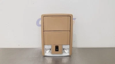 14 FORD F250 SUPER DUTY LARIAT OVERHEAD ROOF CONSOLE TAN POWER BACK GLASS OPTION - Image 1 of 4