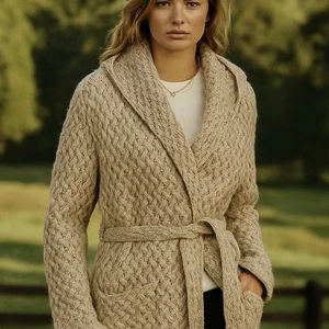 Ralph Lauren handgestrickt Wolle Alpaka Grobstrick Cardigan S Heritage Preppy Cabincore - Bild 1 von 15