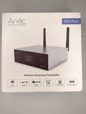 Arylic S50 Pro + Ricevitore Audio WiFi e Bluetooth Streamer Musicale. Spotify Connect - Immagine 1 di 4