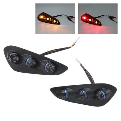 Integrated Tail Light Rear Turn Signal Light Blue For BMW S1000RR 2023 2024 - Image 1 of 4