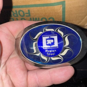 Vintage Phalen Steel Cool Old Rare Antique Belt Buckle Fast Free Shipping In Usa - Picture 1 of 5