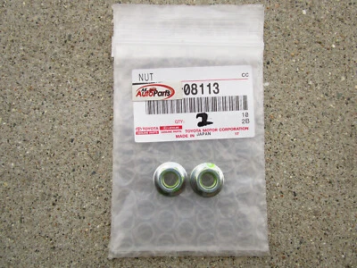 94 - 97 TOYOTA PREVIA FRONT WIPER ARM HEAD NUT QTY 2 OEM BRAND NEW - Image 1 of 4