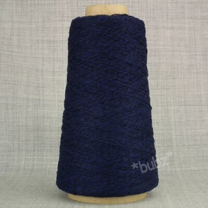 TODD & DUNCAN 2 PLY PURE CASHMERE YARN CONE BLUE & BLACK MACHINE KNITTING LACE - Picture 1 of 3