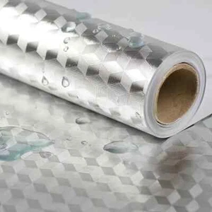 3 ROLLOS Cocina Backsplash Contacto Impermeable Pared Lámina de Plata Papel Artesanía G-3 - Imagen 1 de 7