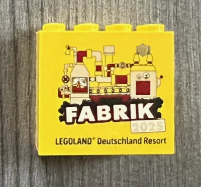 LEGOLAND  LEGO " FABRIK  2025 " SAMMELSTEIN / SONDERSTEIN - Bild 1 von 2