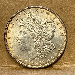 DÓLAR MORGAN 1897 AU-UNC - Imagen 1 de 2
