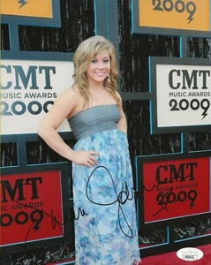 Shawn Johnson gymnast REAL hand SIGNED Photo #8 JSA COA Autographed Olympics - Picture 1 of 2