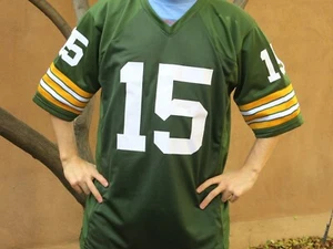 Signed Bart Starr Greenbay Packers Jersey Green #15 - Picture 1 of 6