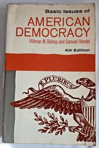 🍒 Basic Issues of American Democracy 4th Edition Vintage 1961 🍒 - Imagen 1 de 5