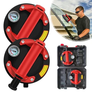 2er-Set 8" Saugheber Vakuumheber Glassauger mit 200KG Tragkraft für Fliesen - Bild 1 von 12