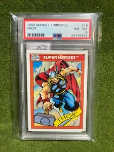 1990 Marvel Universe #18 Thor PSA 8 - Bild 1 von 2