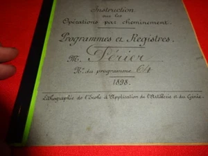 ANONYME - Cours de topographie – Instruction sur les opérations par cheminement. - Picture 1 of 4