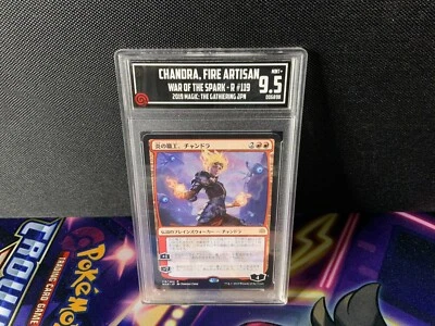 TCCG 9.5 Chandra, Fire Artisan War of the Spark JAPANESE MTG Graded Commander - Image 1 of 2