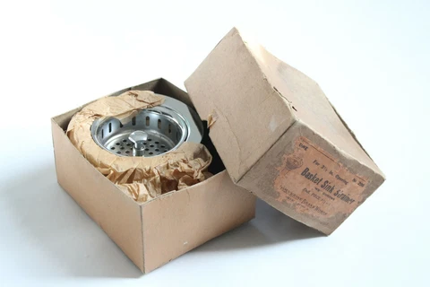 antique basket sink drain strainer | wolverine laundry vtg victorian kitchen Cover
