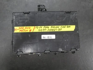 13 14 FORD FUSION FUSE RELAY BOX #DG9T-14A067-BF - Picture 1 of 3