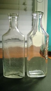 Old Vintage Blue Ribbon Medicine Bottle in Minty Condition with the Other Bottle - Picture 1 of 6