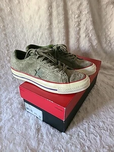 Mens Converse Undefeated Green Suede Low Top Men’s Sz 7.5 Women’s Size 9.5 - Picture 1 of 9