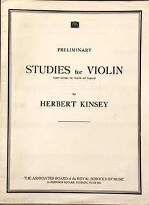 Herbert Kinsey Preliminary studies for the violin - Picture 1 of 1