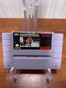 Tecmo Super NBA Basketball (Super Nintendo, 1993) SNES Spielkassette! Original - Bild 1 von 3