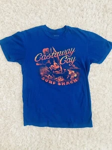 Camiseta Disney Cruise Line Castaway Cay Surf Shack Mickey Mouse Adulto, Talla Pequeña - Imagen 1 de 4