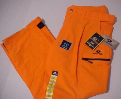 Men's Blaze Orange Hunting Pants XL (40-42) Waterproof Scent Control Soft Quiet - Image 1 of 4