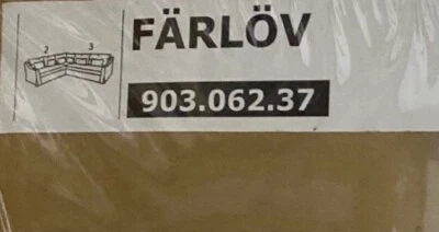 IKEA Färlöv Bezug für Ecksofa 2+3 Djuparp dunkelgrau 903.062.37 NEU OVP - Bild 1 von 3