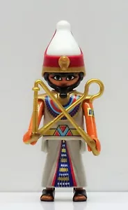 EDLER PHARAO MIT KRONE PLAYMOBIL zu Ägypter Cleopatra Cäsar Römer Beduine RAR - Picture 1 of 5
