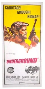 Daybill Underground Original Australian Vintage Cinema Movie Poster - Picture 1 of 12