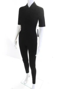 Mono Ronny Kobo Mujer Mangas Cortas Sarai Pierna Ajustada Negro S - Imagen 1 de 4