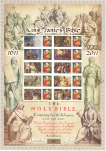 BC-356 2011 King James Bible History of Britain 79 Business Smilers Sheet - Picture 1 of 1