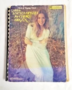 Best of Popular Music -Golden Encyclopedia for Chord Organ Vintage Cover Torn - Picture 1 of 20