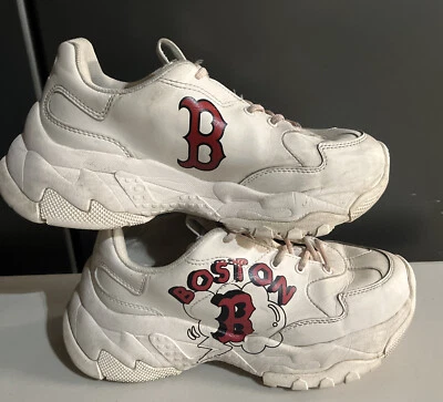 美国职棒大联盟波士顿红袜队厚底运动鞋,女式 7 码,正常使用,状况良好! — 第 1/4 张图片