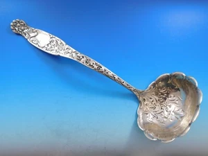 Heraldic by Whiting Sterling Silver Soup Ladle with Design In Bowl 13" - Picture 1 of 9