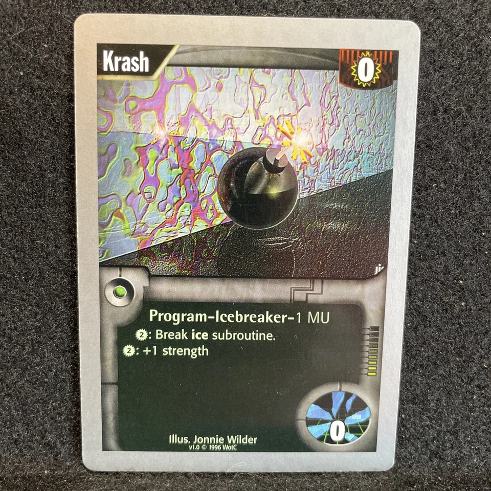 Netrunner 1996 WOTC Uncommon - Krash (FREE SHIPPING)  - Image 1 of 1