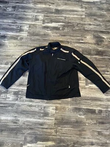 Harley Davidson Motorrad Nylon Reitjacke Herren XL Gun Taschen schwarz/orange - Bild 1 von 9