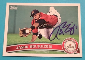 Jason Bourgeois signiert 2011 Topps #US178 Houston Astros Autogramm Autogrammkarte (b) - Bild 1 von 3