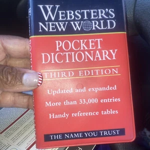 Webster's Pocket Dictionary Third Edition 1997 Softcover Book - Picture 1 of 3