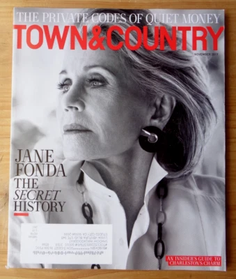 Town & Country magazine November 2017 Jane Fonda Foto 1 de 2