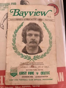 East Fife v Celtic 15. April 1972 - Bild 1 von 1