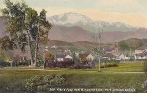 Colorado Springs, Colorado - Pike's Peak vom Monument Valley Park - Bild 1 von 2