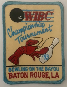 WIBC 1993 Championship Tournament Baton Rouge ,LA Patch Women's Bowling Award - Picture 1 of 4