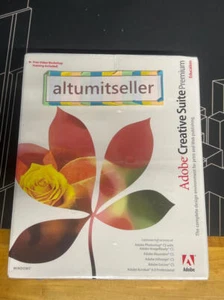 Adobe Creative Suite Premium Education 1.1 Cs1 Windows W/ Serial Keys 5 Disc Set - Picture 1 of 7