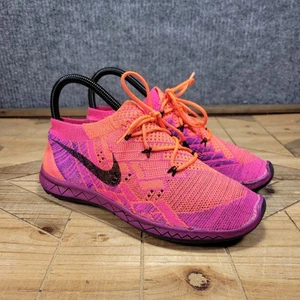 Nike Free 3.0 Flyknit Mujer Talla 6.5 Zapato para Correr Tenis Deportivos Informales Púrpura - Imagen 1 de 11