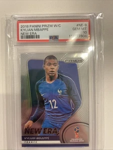2018 Panini Kylian Mbappe World Cup #NE-9 New Era France PSA 10 - Picture 1 of 2