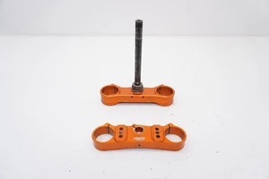 KTM 85 SX Power Parts Triple Clamps Billet Aluminum Orange 2019-2024 M54 - Picture 1 of 15